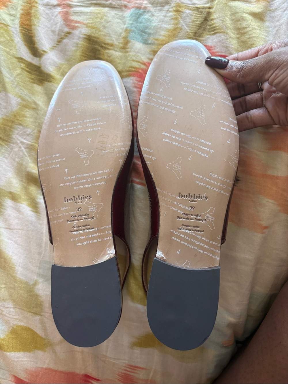 Red ballet flats - Picture 7 of 8